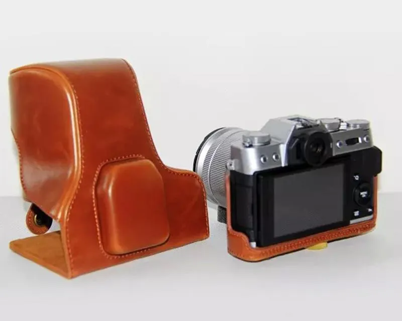 Retro Fujifilm X-T10 Leather Case with Camera Strap