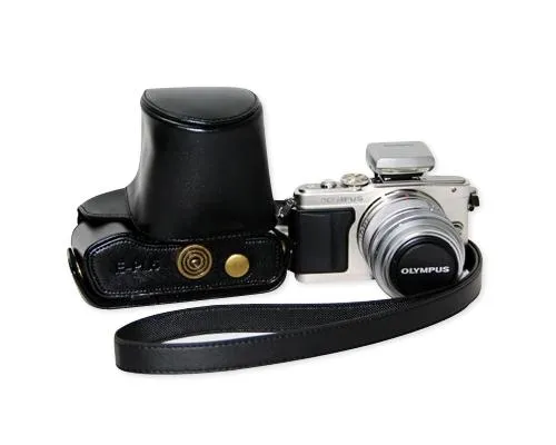 Retro Olympus PEN E-PL7 Camera Leather Case