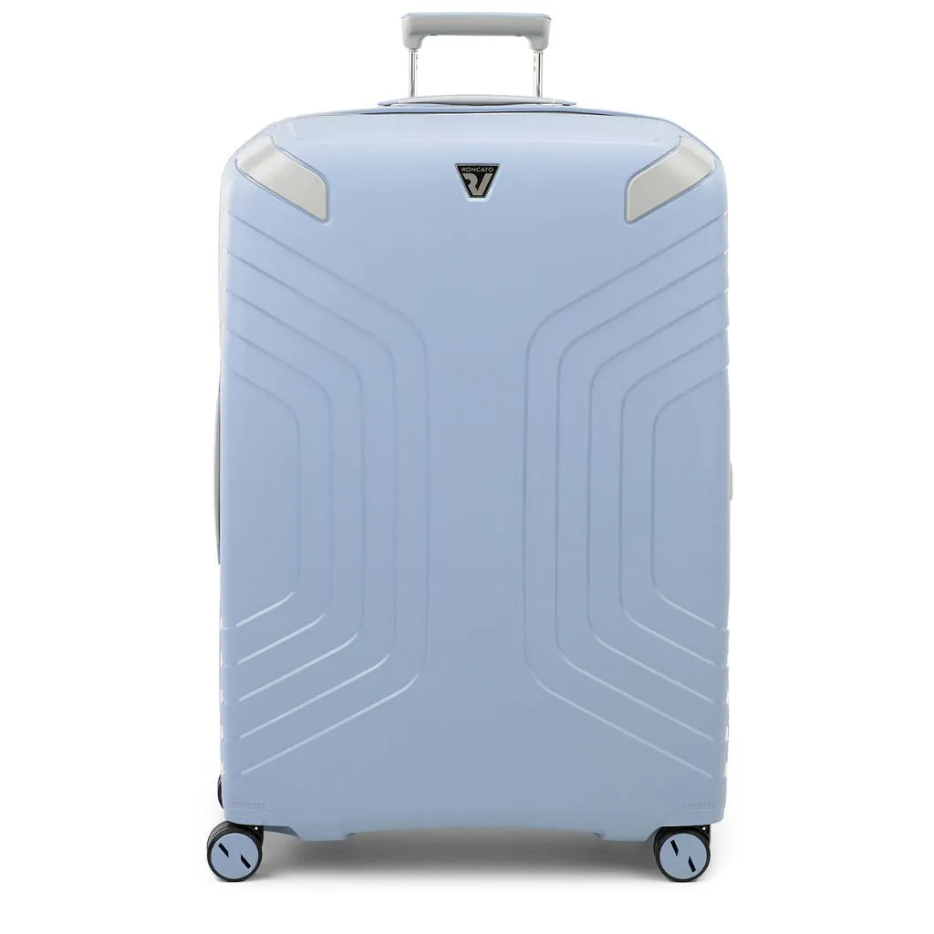 Roncato Ypsilon Large 78cm Hardsided Spinner Suitcase Pale Blue