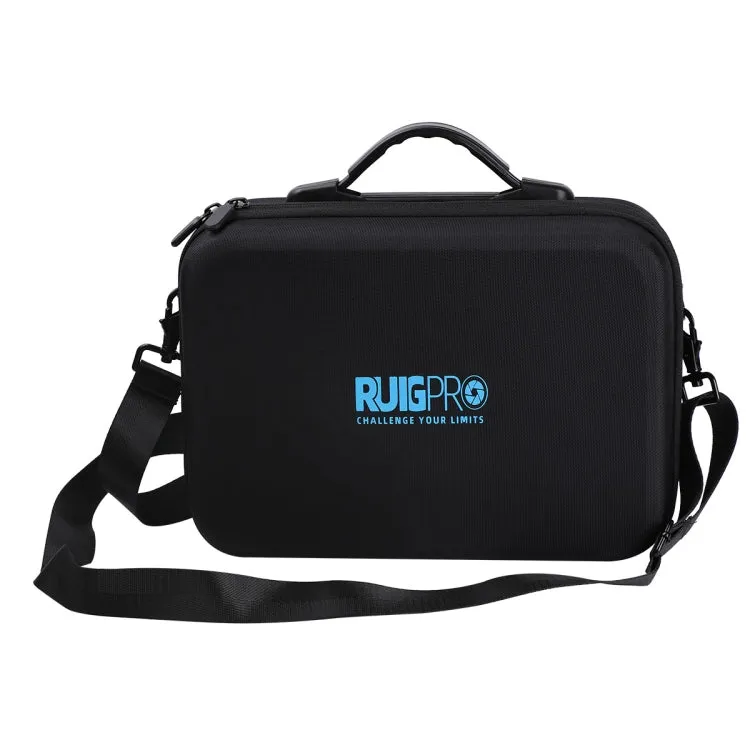 RUIGPRO for DJI Mavic Air 2 Portable PU Shoulder Storage Bag Protective Box (Black)