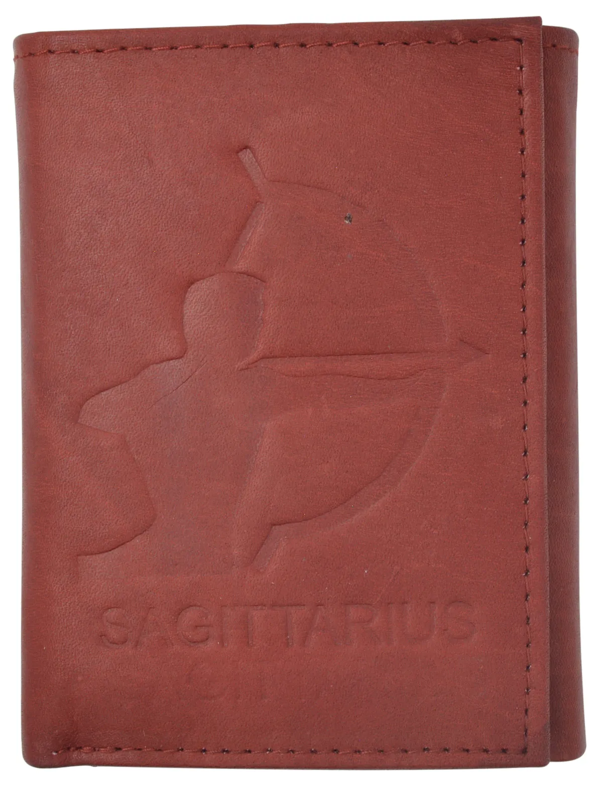 Sagittarius Zodiac Sign Bifold Trifold Genuine Leather Men's Wallets