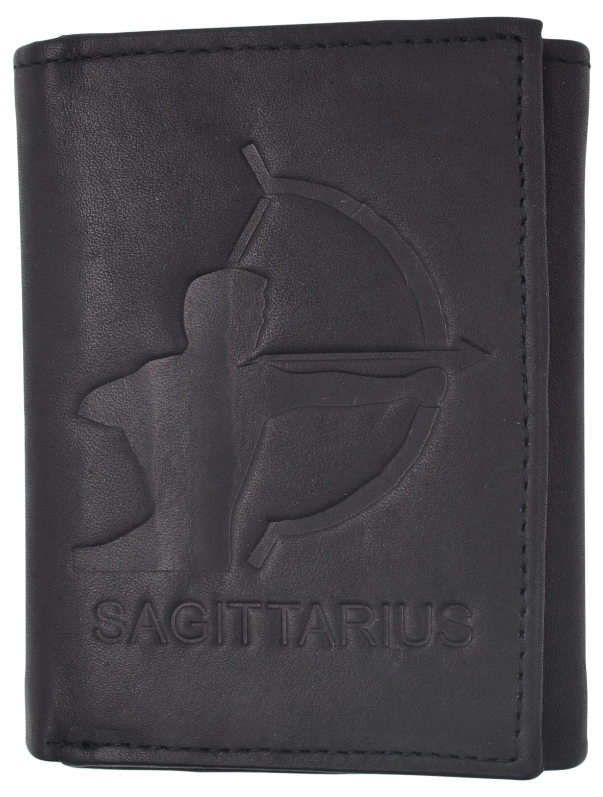 Sagittarius Zodiac Sign Bifold Trifold Genuine Leather Men's Wallets