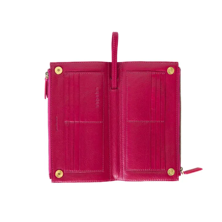 Sapahn - Parker Wristlet Wallet (Ruby Pink)