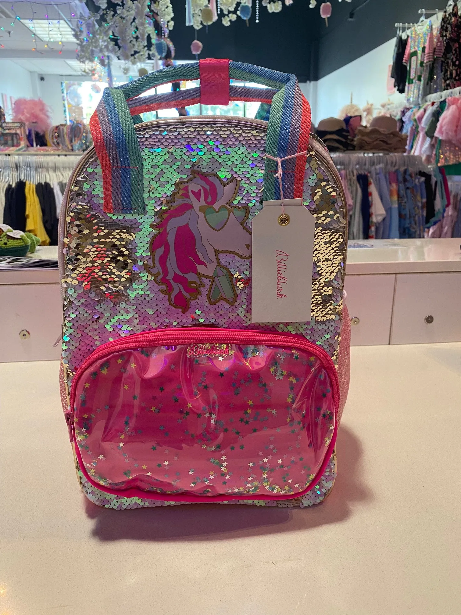 Sequins Unicorn Dazzling Backpack