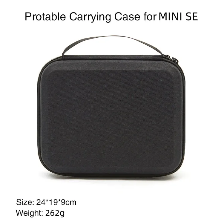 Shockproof Nylon Carrying Hard Case Storage Bag for DJI Mavic Mini SE, Size: 24 x 19 x 9cm(Black   Black Liner)