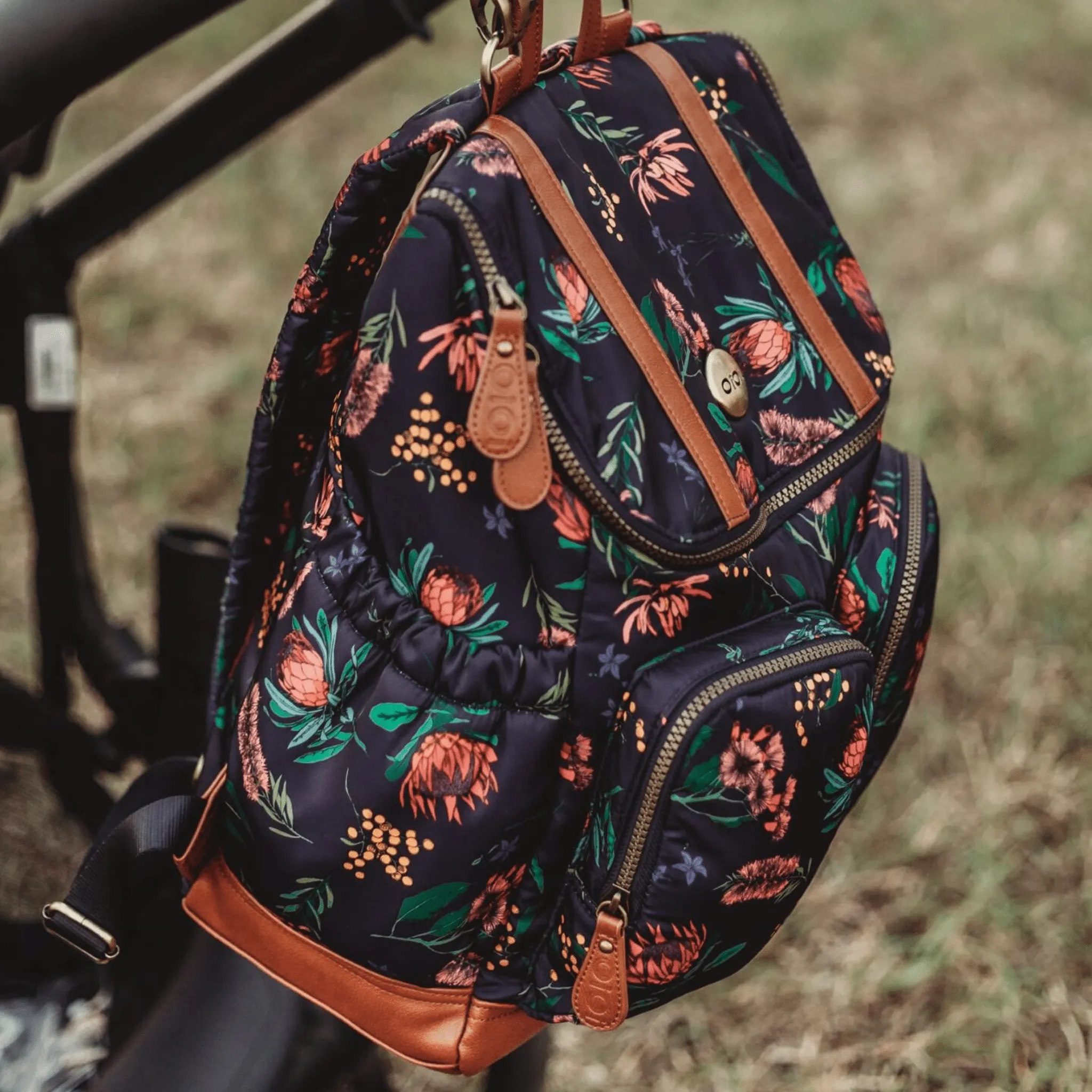 Signature Nappy Backpack - Botanical Floral Nylon