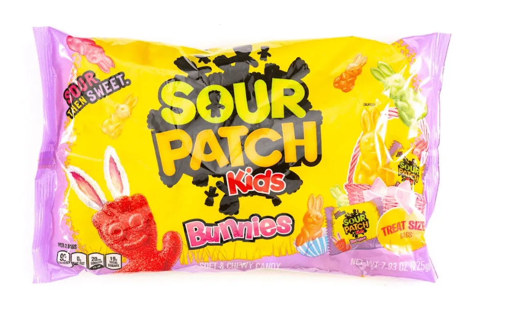 Sour Patch Kids Sweet Bunnies Chewy Candy Treat Size Bag (7.93 oz)