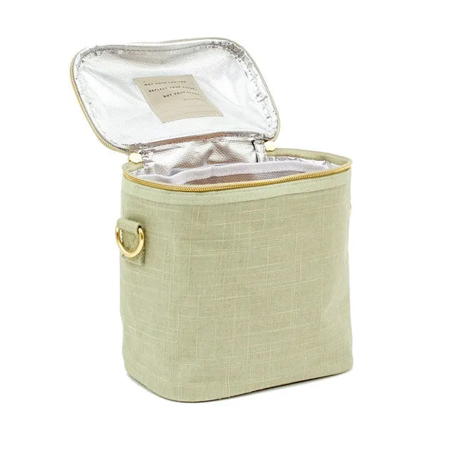 soyoung petite poche - linen sage green