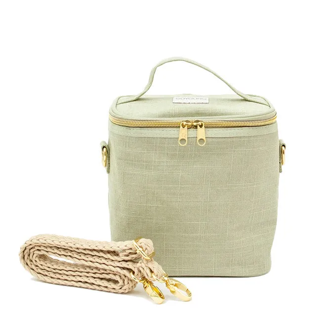 soyoung petite poche - linen sage green