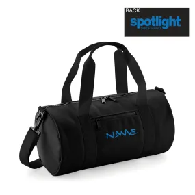 Spotlight Dance Studios Black Mini Barrel Bag