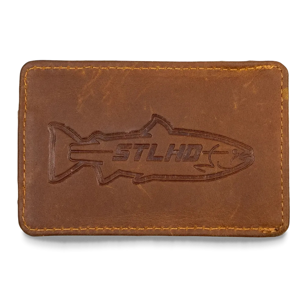 STLHD Leather Money Clip Wallet