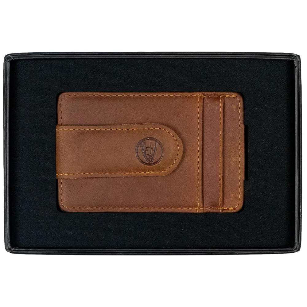 STLHD Leather Money Clip Wallet