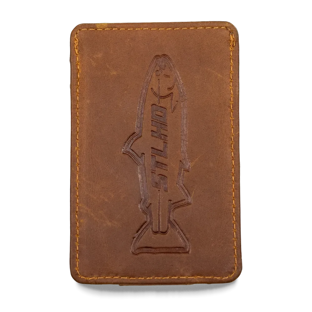 STLHD Leather Money Clip Wallet