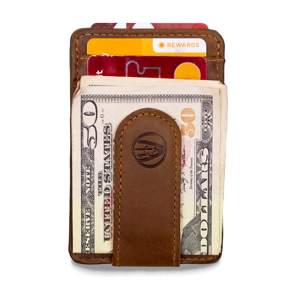 STLHD Leather Money Clip Wallet