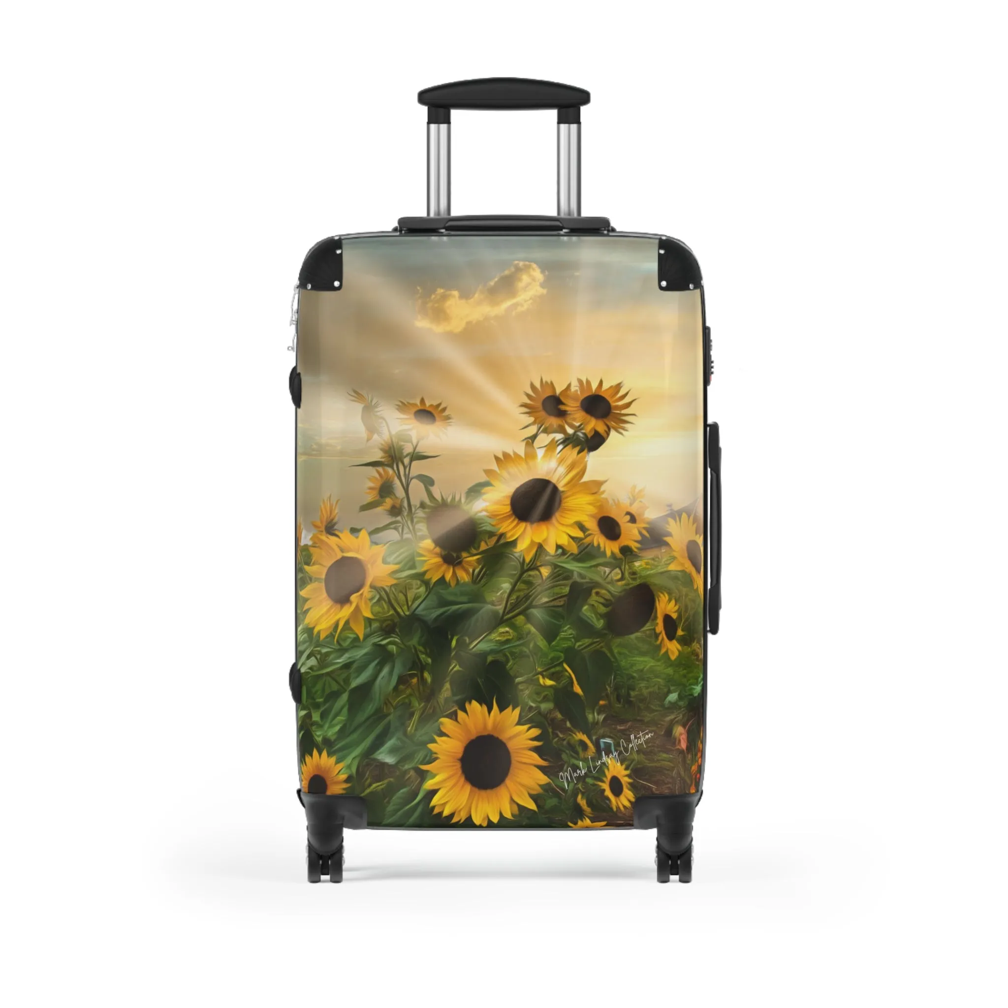 Sunflower Sunshine Custom Art Luggage