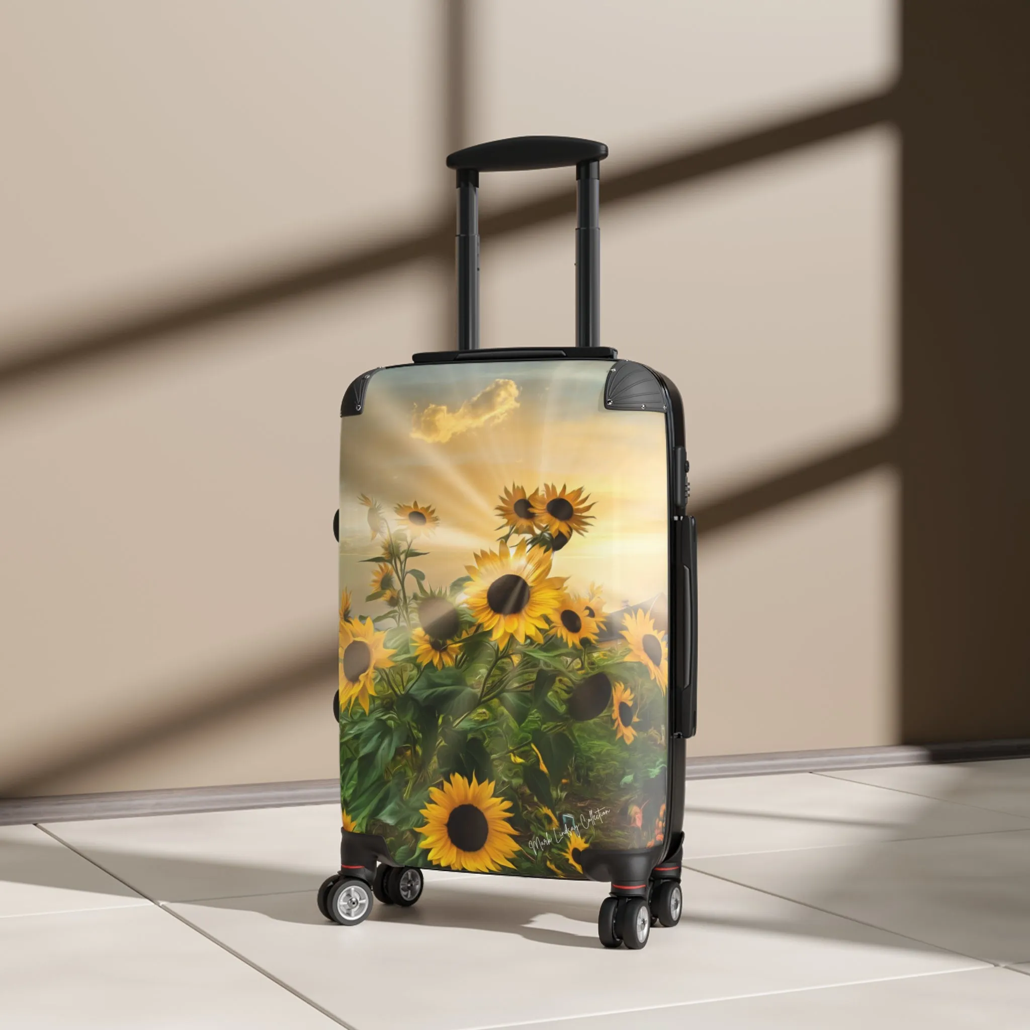 Sunflower Sunshine Custom Art Luggage