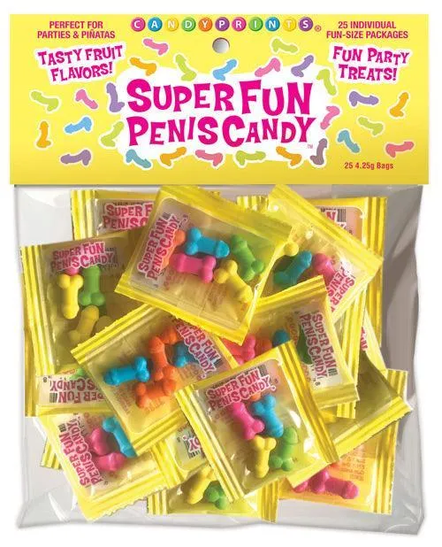 Super Fun Penis Candy - Bag of 25