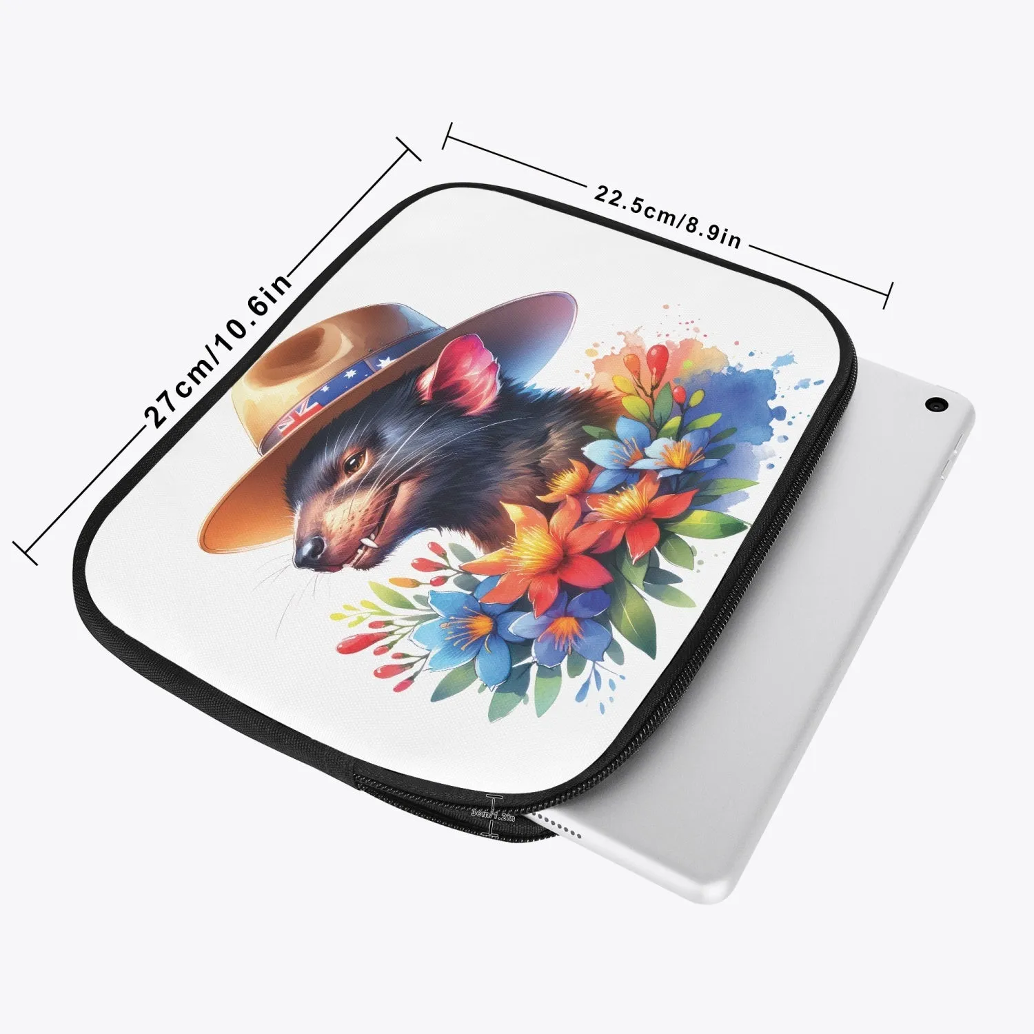 Tablet Sleeve - Australian Animals - Tasmanian Devil