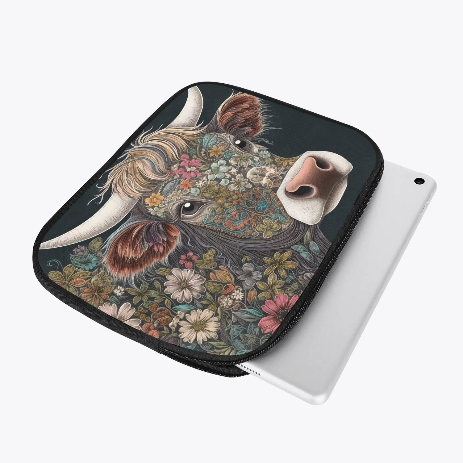 Tablet Sleeve - Highland Cow