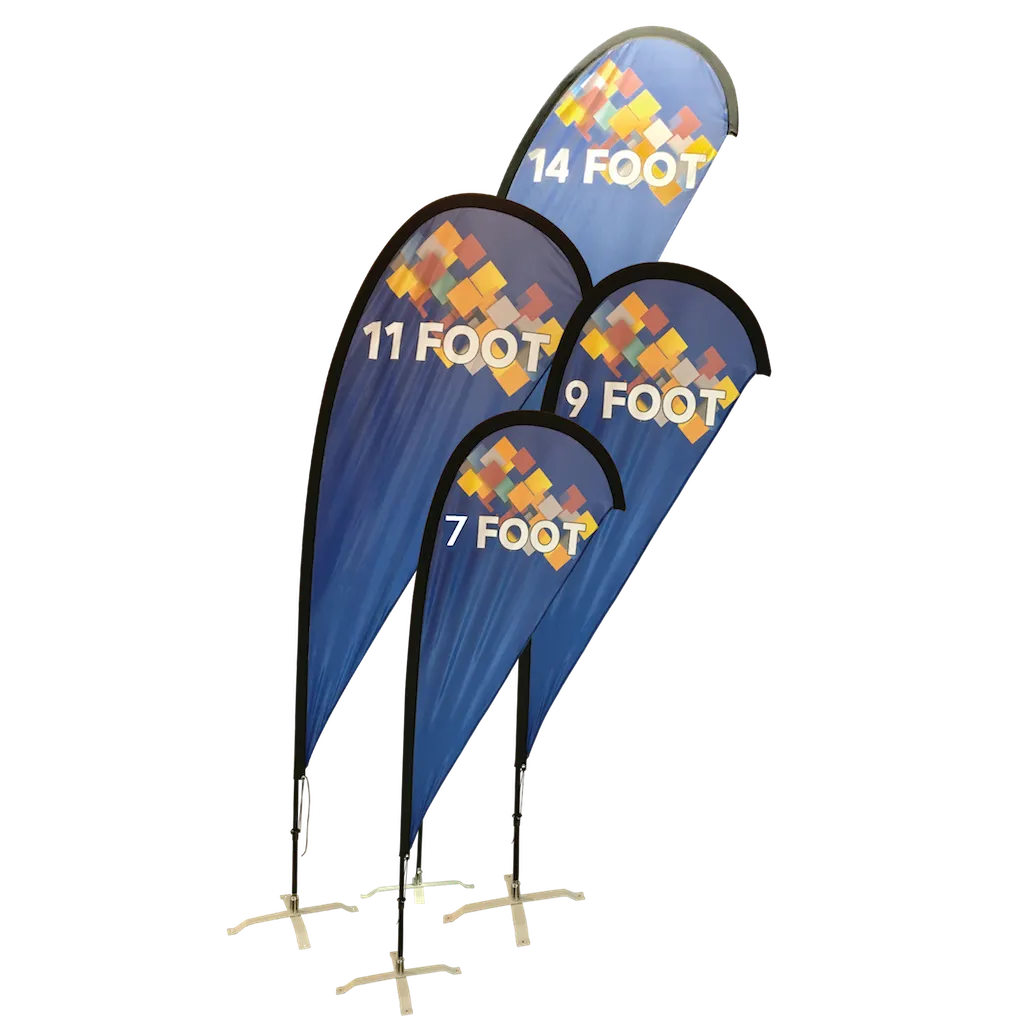 Teardrop Flags - Custom Print with hardware