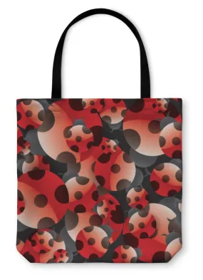 Tote Bag, Ladybug Pattern