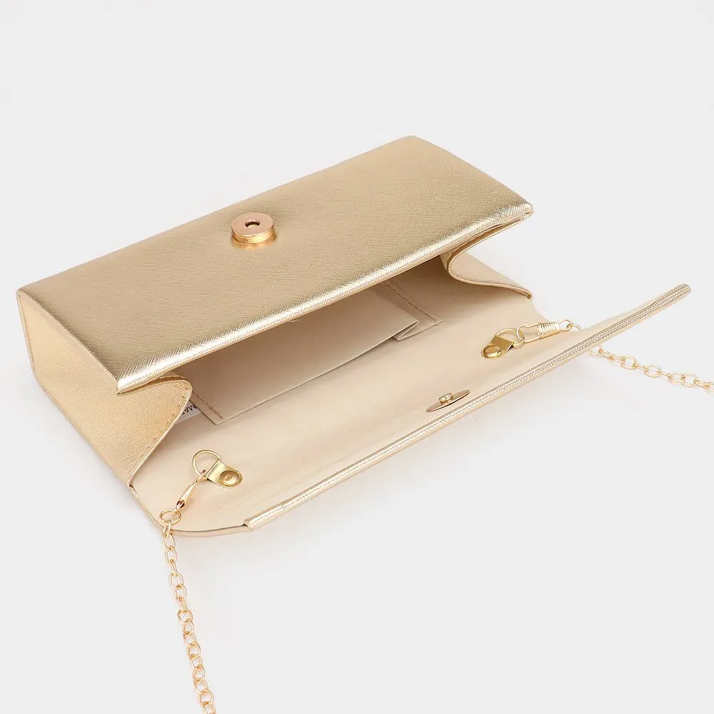 Trump Elegance Studded Clutch (4 Colors)