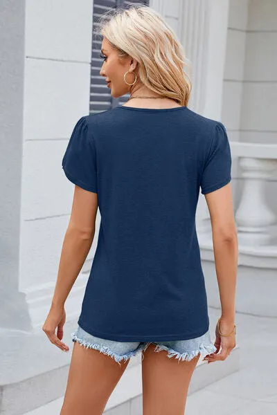 V-Neck Short Sleeve T-Shirt