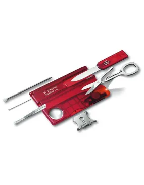 Victorinox Swiss Army SwissCard Lite Specialty Tool - Ruby Red - 13 Tools