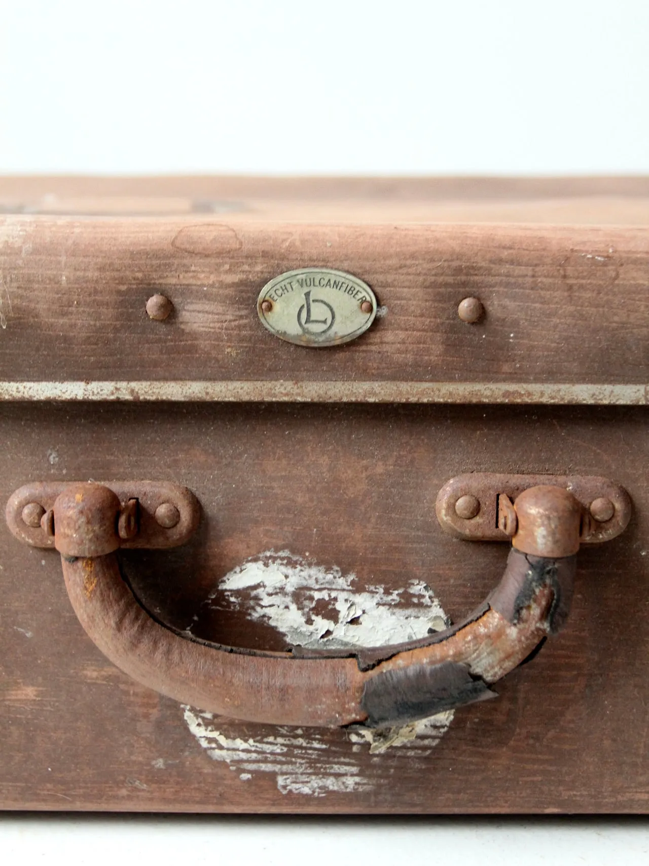 vintage Echt Vulkanfiber suitcase