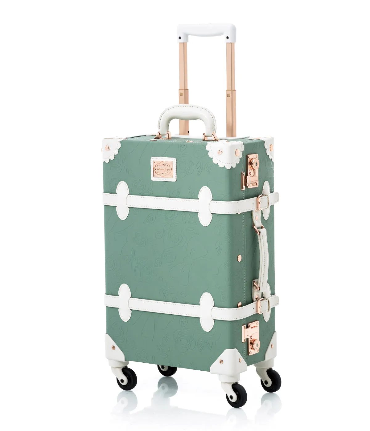 WildFloral Carry-on Set - Embossed Mint's