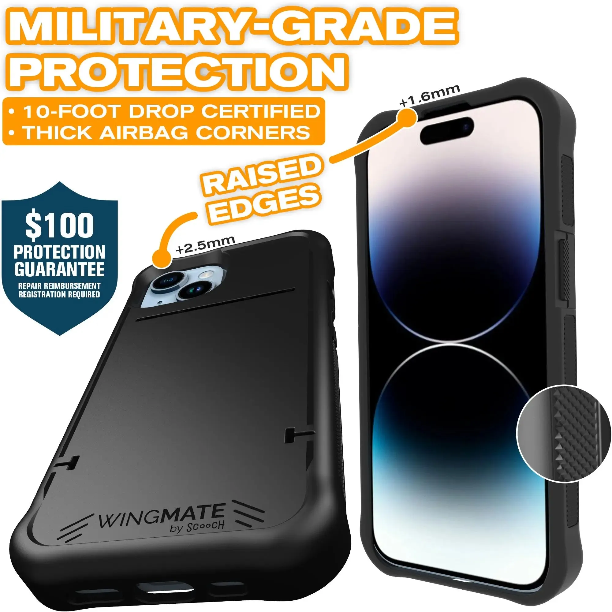 Wingmate Defender Bundle for iPhone 15