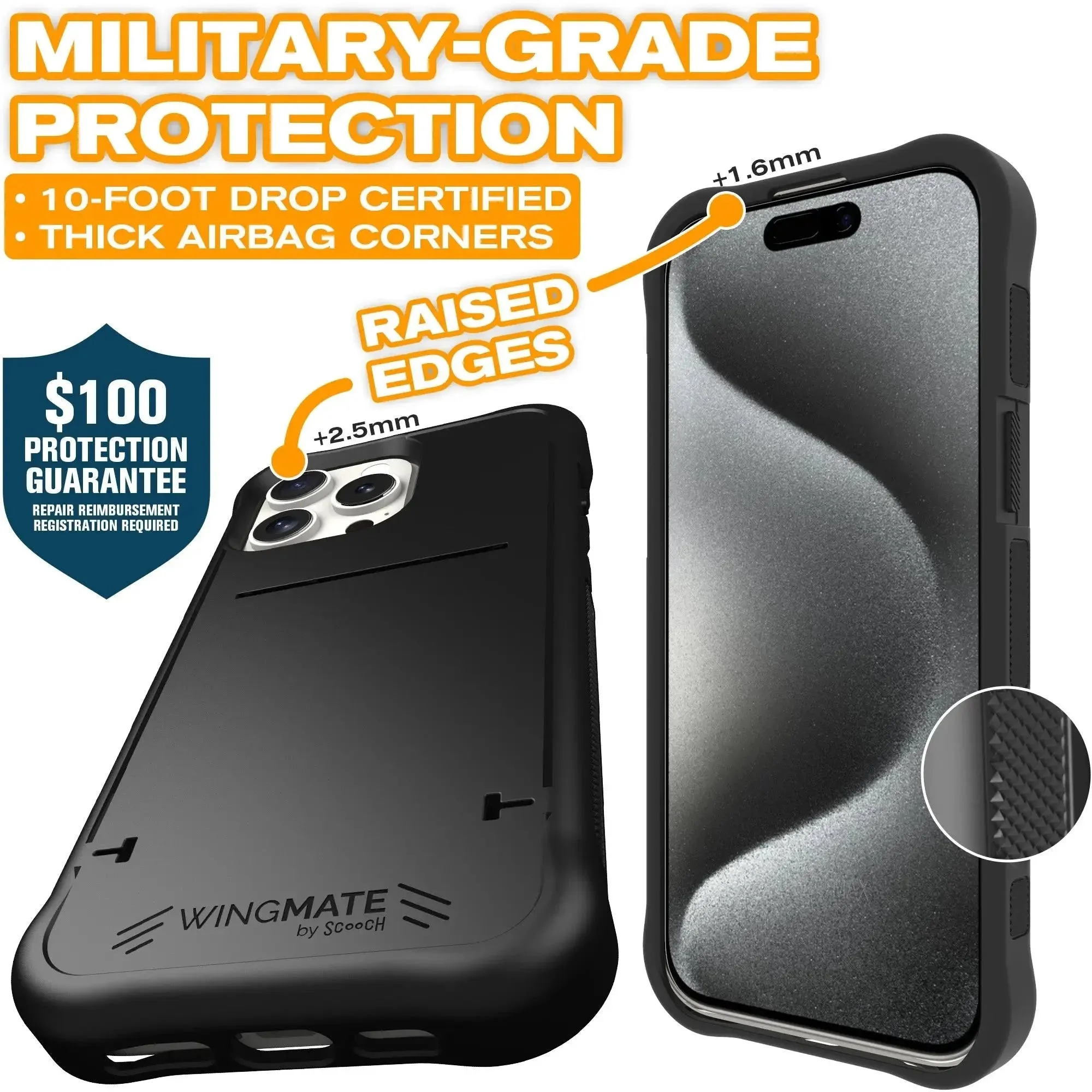 Wingmate for iPhone 16 Pro Max