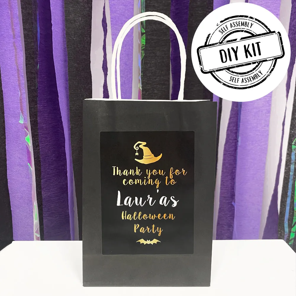 Witch Please Halloween Personalised Paper Party Bags - Pack of 12