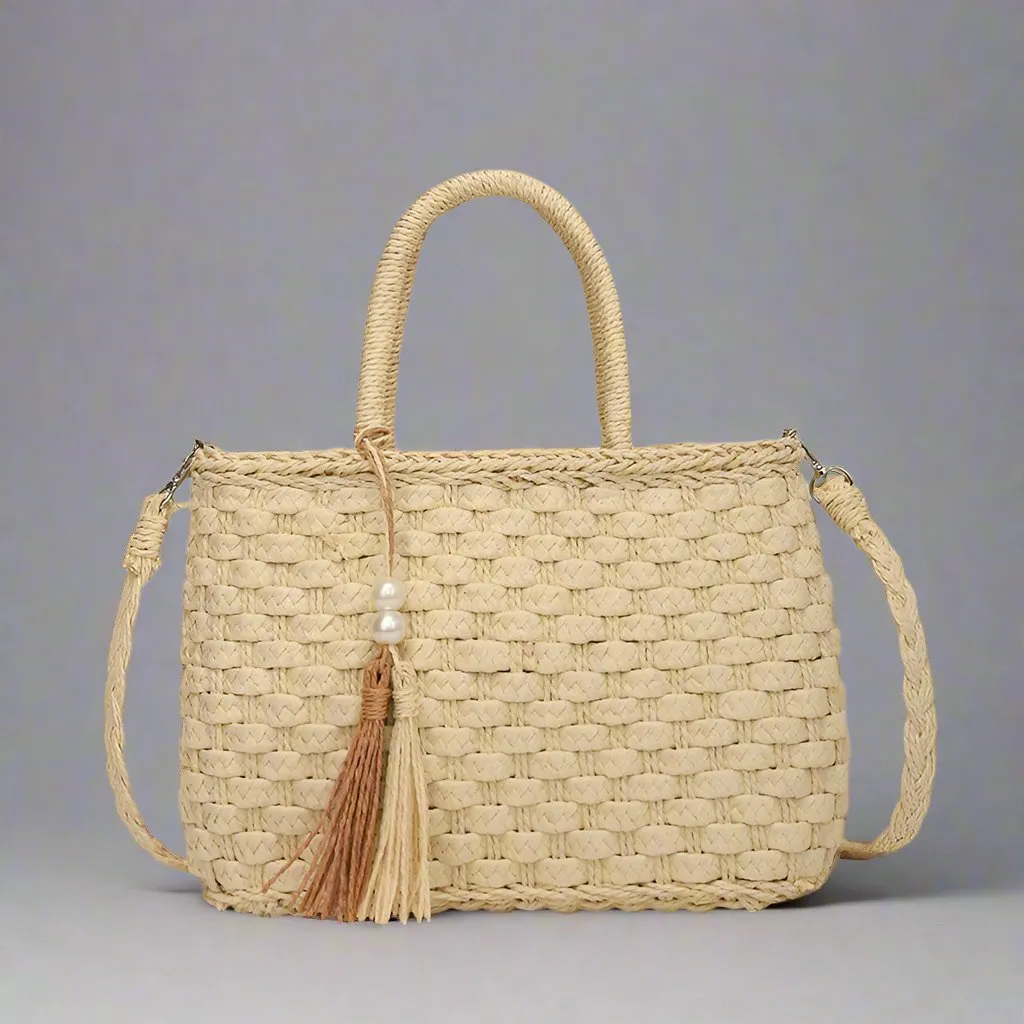 Women's Cross-body Woven Bag