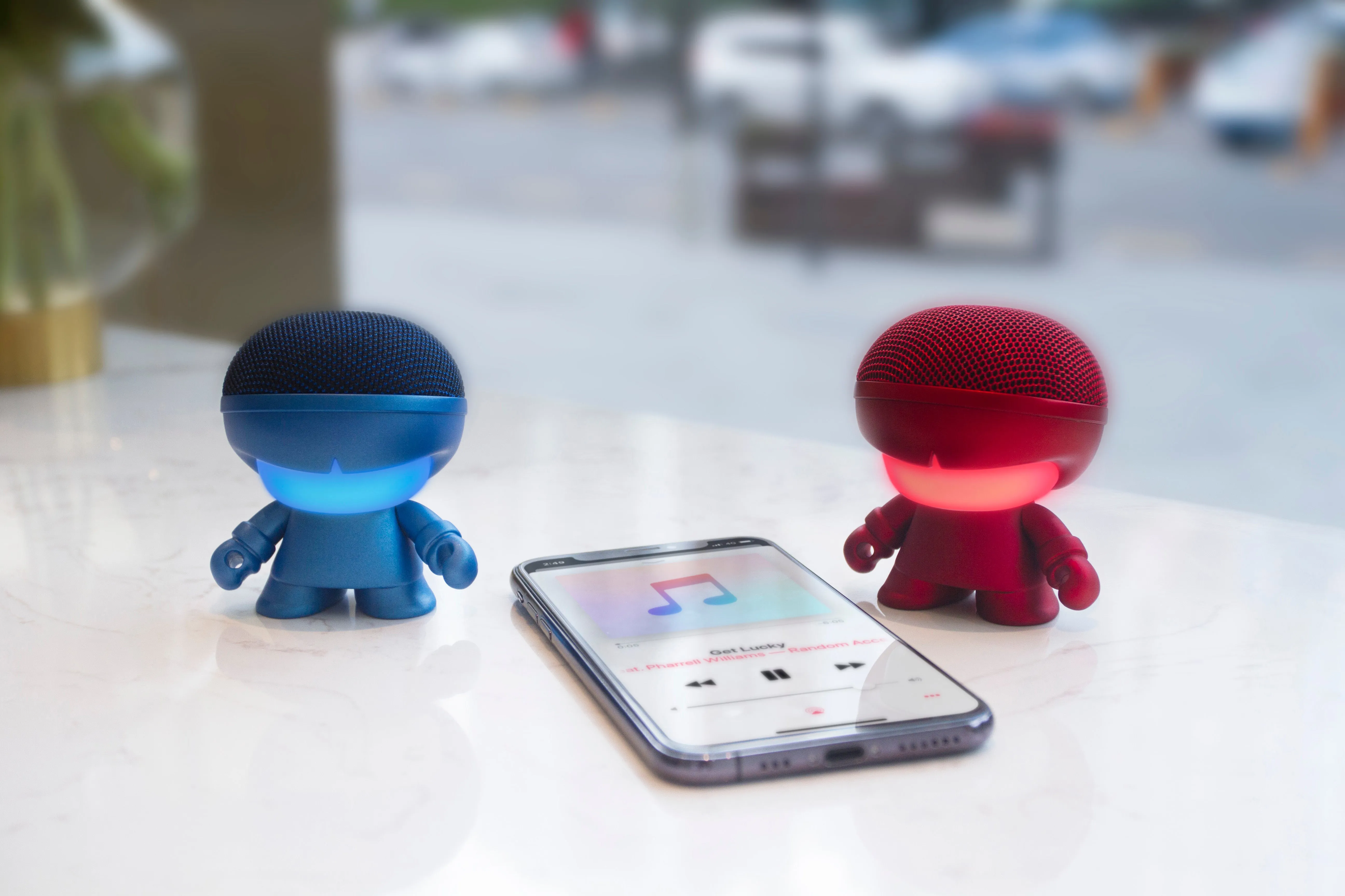 Xoopar Mini Boy 3 Inch (7cm) Speaker Metallic Edition Red