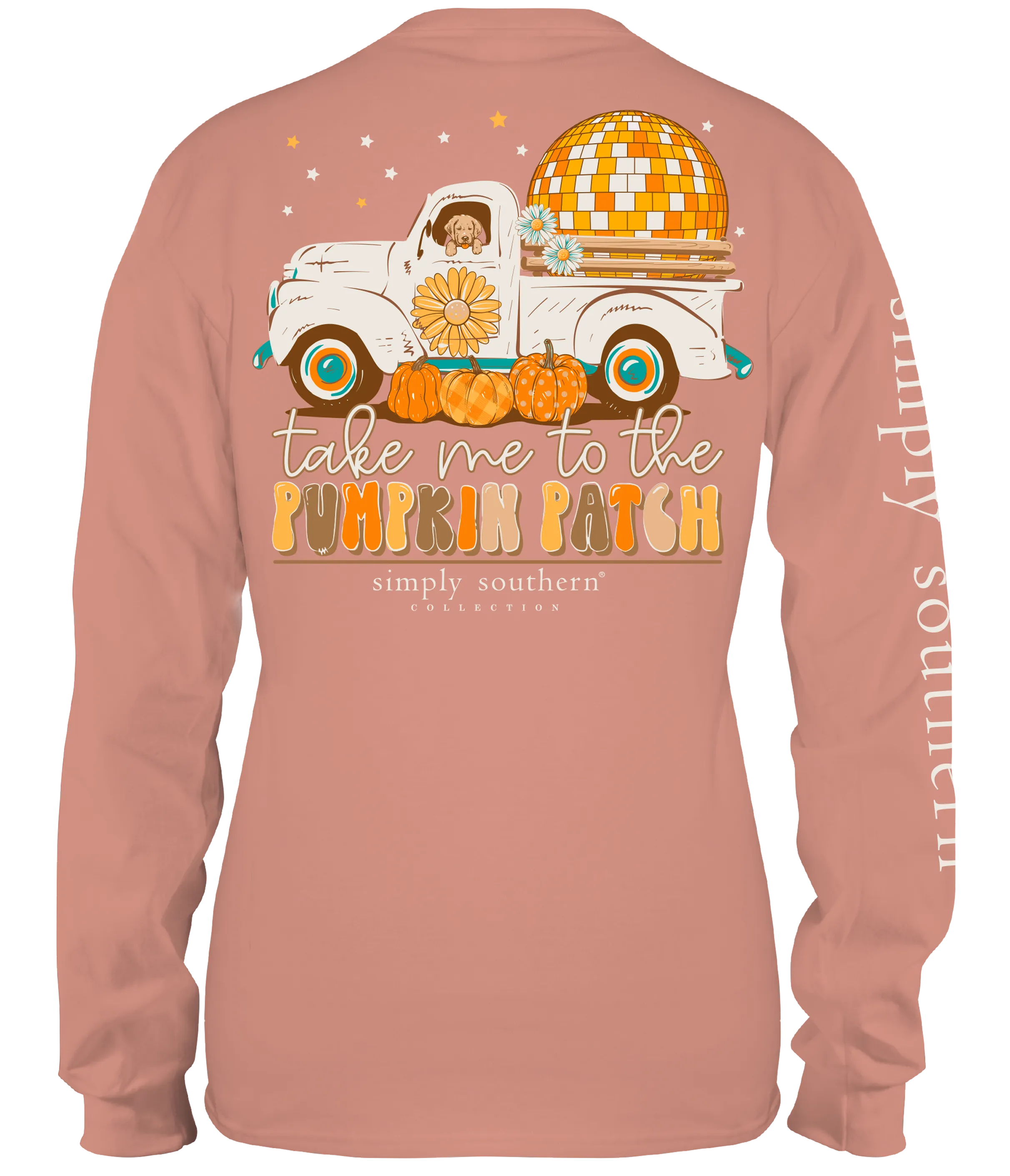 Youth 'Take Me To The Pumpkin Patch' Truck Long Sleeve Tee by Simply Southern