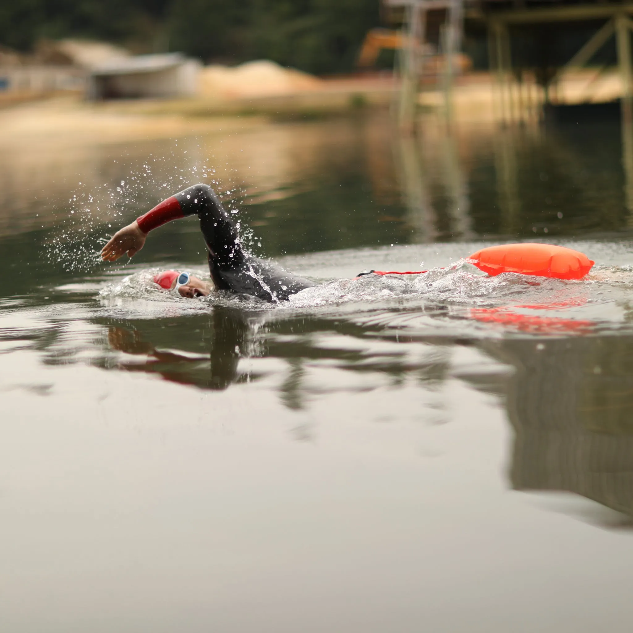 Zone3 Recycled Swim Safety Buoy Tow Float Pink