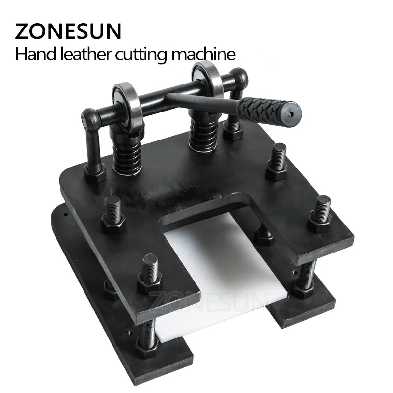 ZONESUN 2614cm Hand Leather Cutting Machine Diy Wallet Bag Photo Paper Pvc/Eva Sheet Mold Cutter Leather Die Cutting Tool