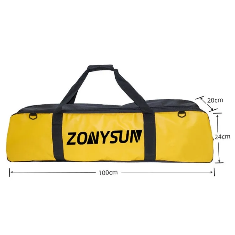 ZONYSUN Shoulder Outdoor Waterproof Bag Diving Long Fins Bag Dry Wet Separation Waterproof Bag, Size:100x20x24cm(Yellow)