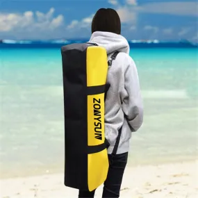 ZONYSUN Shoulder Outdoor Waterproof Bag Diving Long Fins Bag Dry Wet Separation Waterproof Bag, Size:100x20x24cm(Yellow)