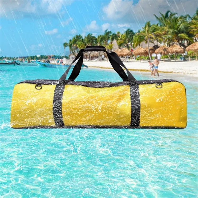 ZONYSUN Shoulder Outdoor Waterproof Bag Diving Long Fins Bag Dry Wet Separation Waterproof Bag, Size:100x20x24cm(Yellow)